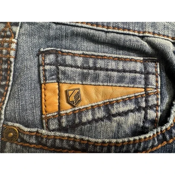 Rank 45 Men's Slim Straight Medium Wash Jeans, 34x34, NWOT tags Rugged Western - Picture 8 of 16